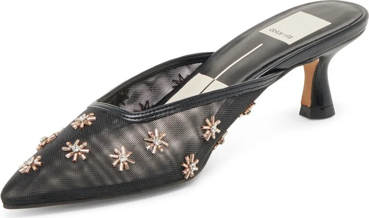 Clara Kitten Heel Pointed Toe Pump - Image 8