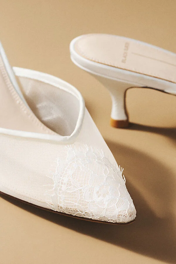 Clara Lace Kitten Heels - Image 4