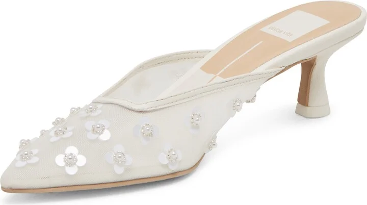 Clara Pearl Pointed Toe Pump - Image 9