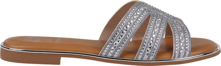Clara Rhinestone Slide Sandal - Image 8