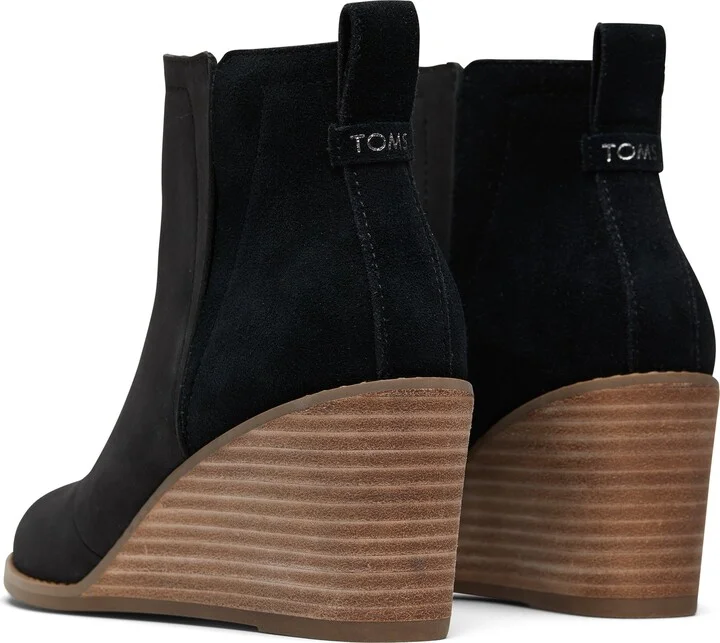 Clare Leather Wedge Boot - Image 4