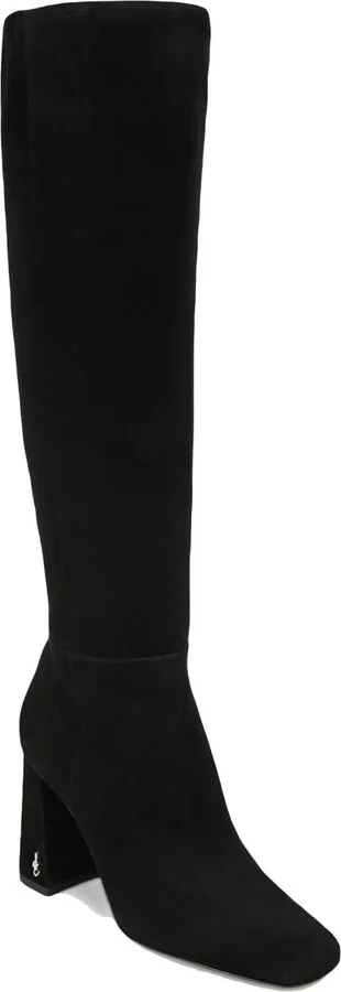 Clarem Womens Zipper Tall Knee-High Boots