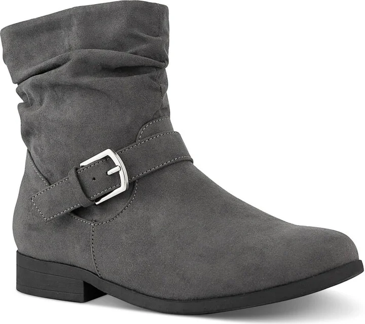 Clarett Womens Side Zipper Ankle Boots