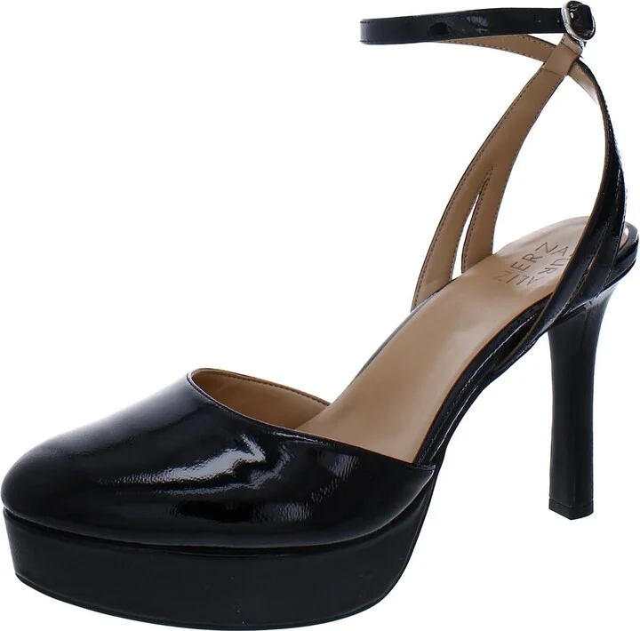 Clarice Womens Buckle Ankle Strap Platform Sandals