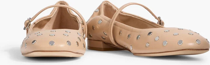 Claris studded leather Mary Jane flats - Image 5