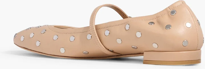 Claris studded leather Mary Jane flats - Image 6