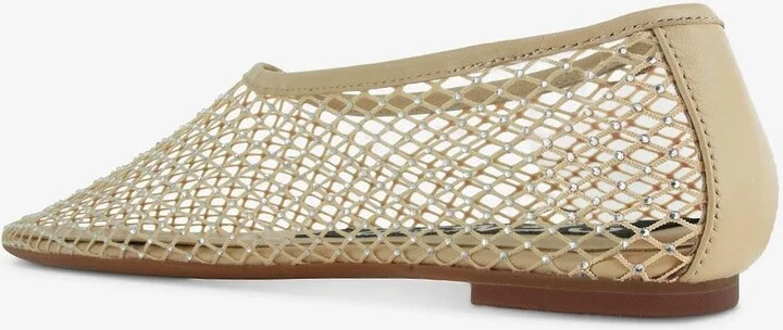 Clarissa Crystal-Mesh Ballet Flats - Image 2