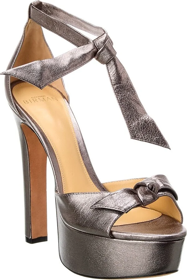 Clarita 125 Leather Platform Sandal