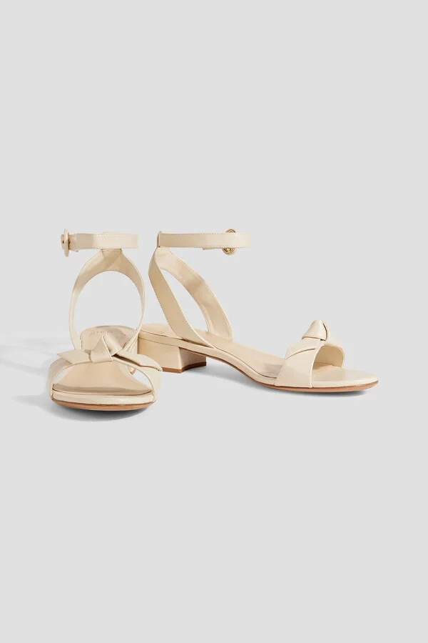 Clarita 35 bow-detailed leather sandals - Image 2