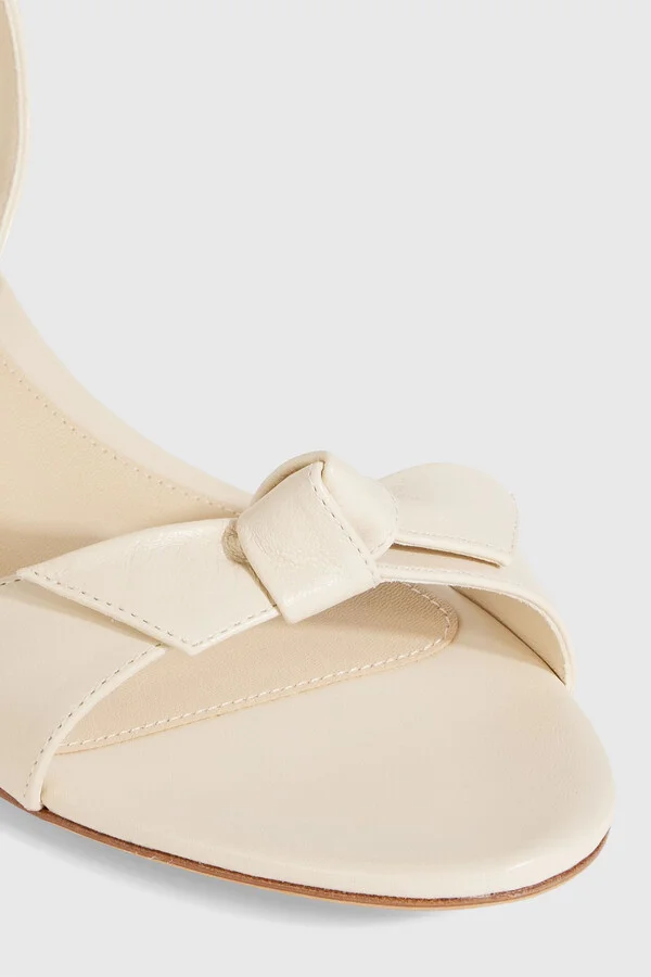 Clarita 35 bow-detailed leather sandals - Image 4