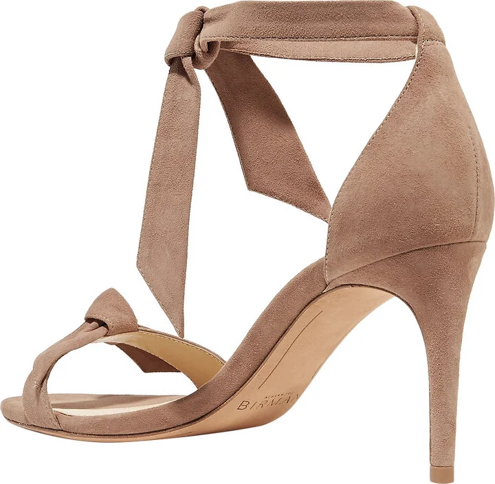 Clarita 75 bow-detailed suede sandals - Image 4