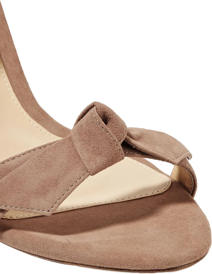 Clarita 75 bow-detailed suede sandals - Image 5