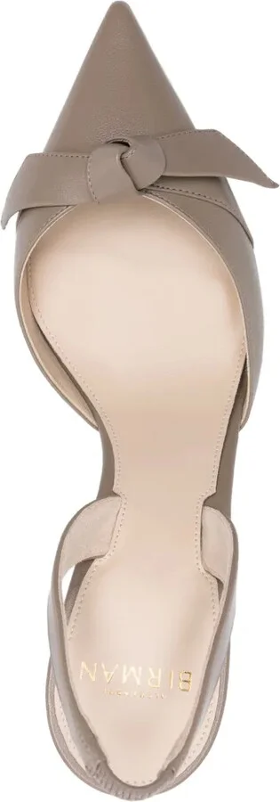 Clarita 90mm leather slingback pumps - Image 4