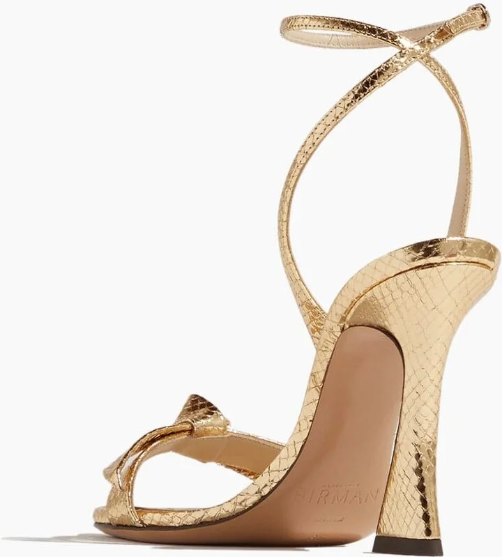 Clarita Bell Sandal in Golden - Image 3