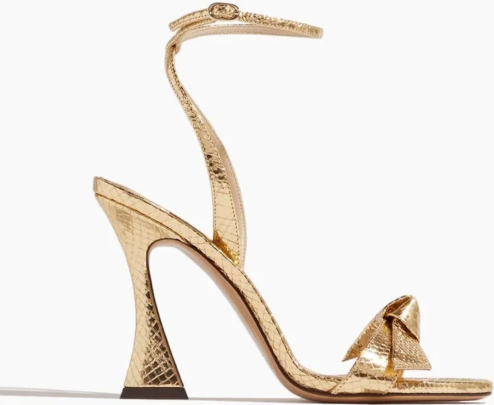 Clarita Bell Sandal in Golden