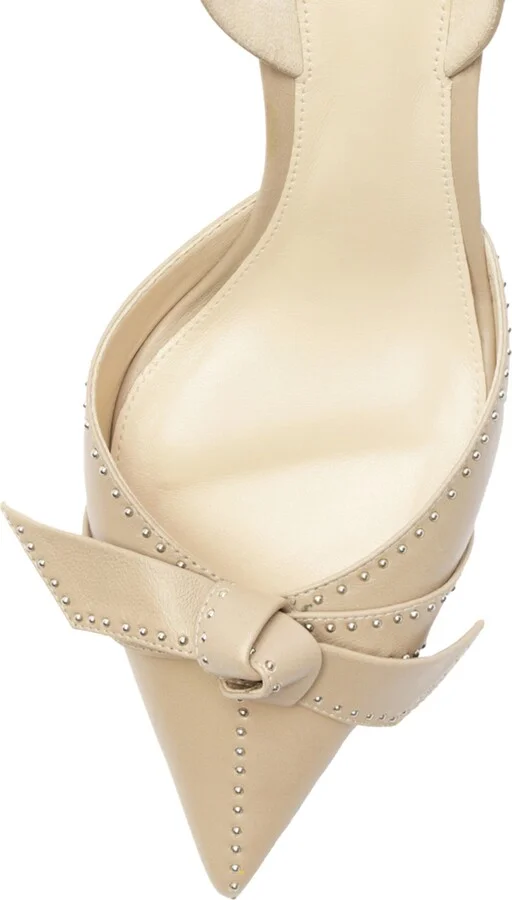 Clarita Bell Stud Pointed Toe Slingback Pump - Image 8