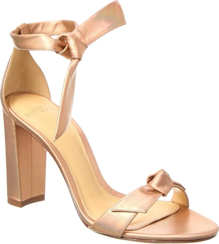 Clarita Block 90 Leather Sandal