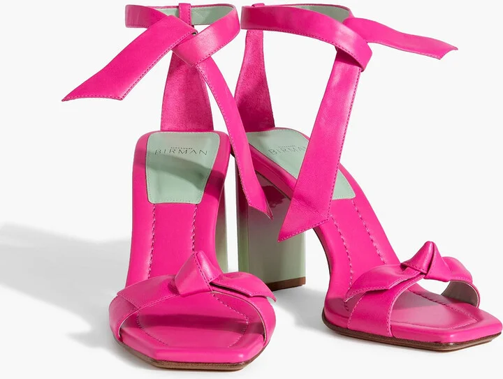 Clarita bow-detailed leather sandals - Image 2
