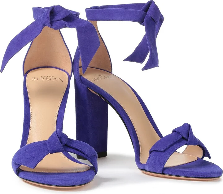 Clarita bow-detailed suede sandals - Image 2