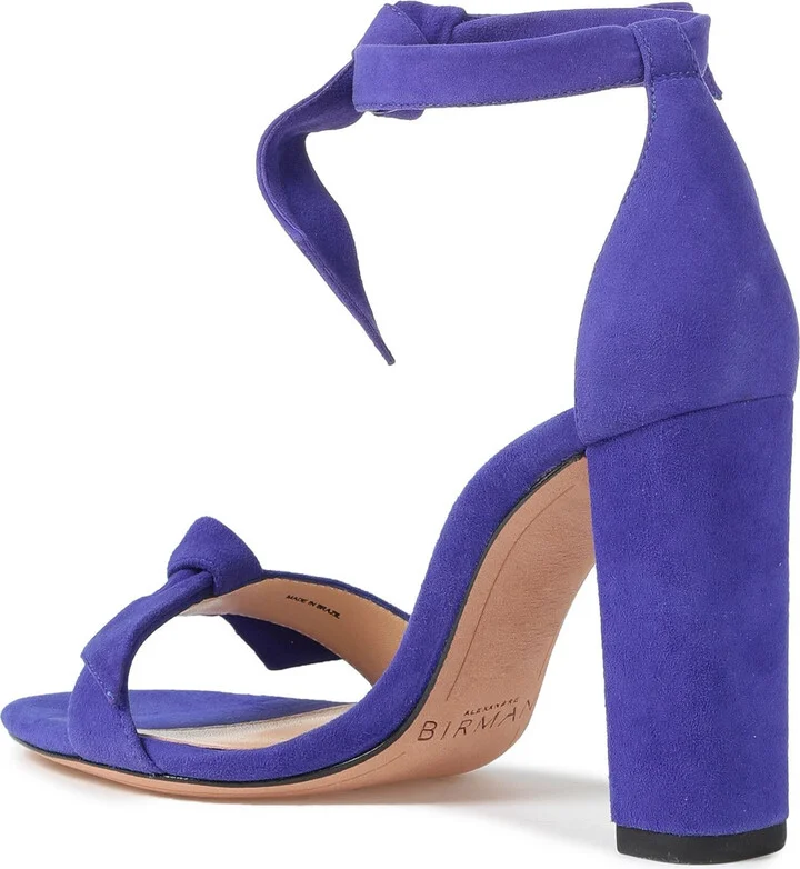 Clarita bow-detailed suede sandals - Image 3
