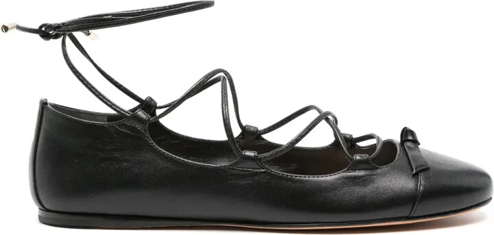 Clarita bow-detailing ballerina shoes