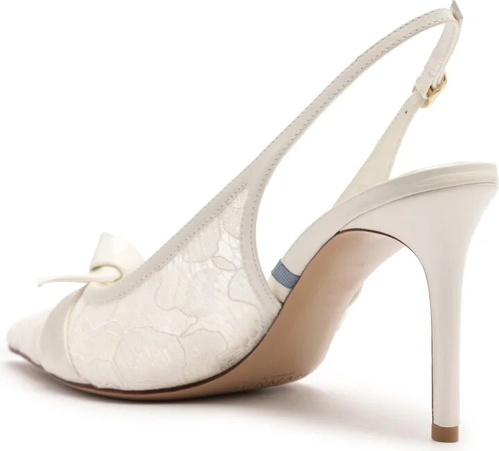 Clarita Classic Pointed Toe Slingback Pump - Image 8
