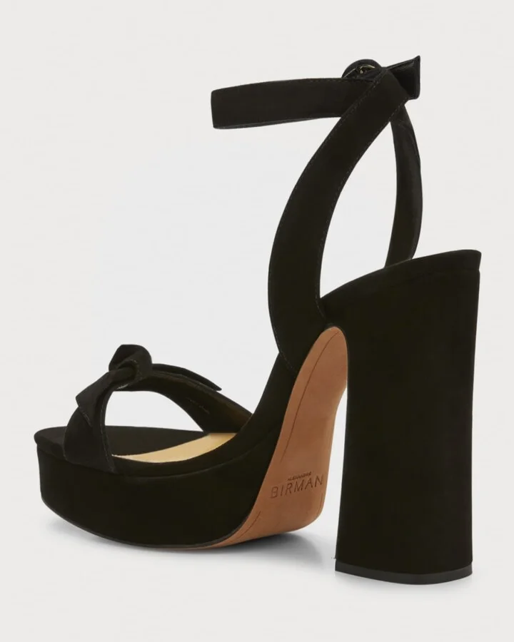 Clarita Curve Suede Platform Sandals - Image 4