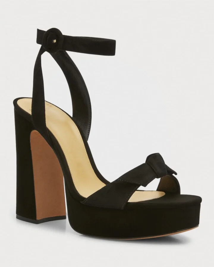 Clarita Curve Suede Platform Sandals - Image 5