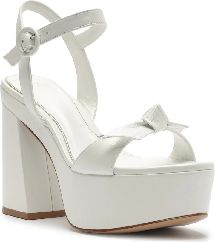 Clarita Flare Platform Bridal Sandal