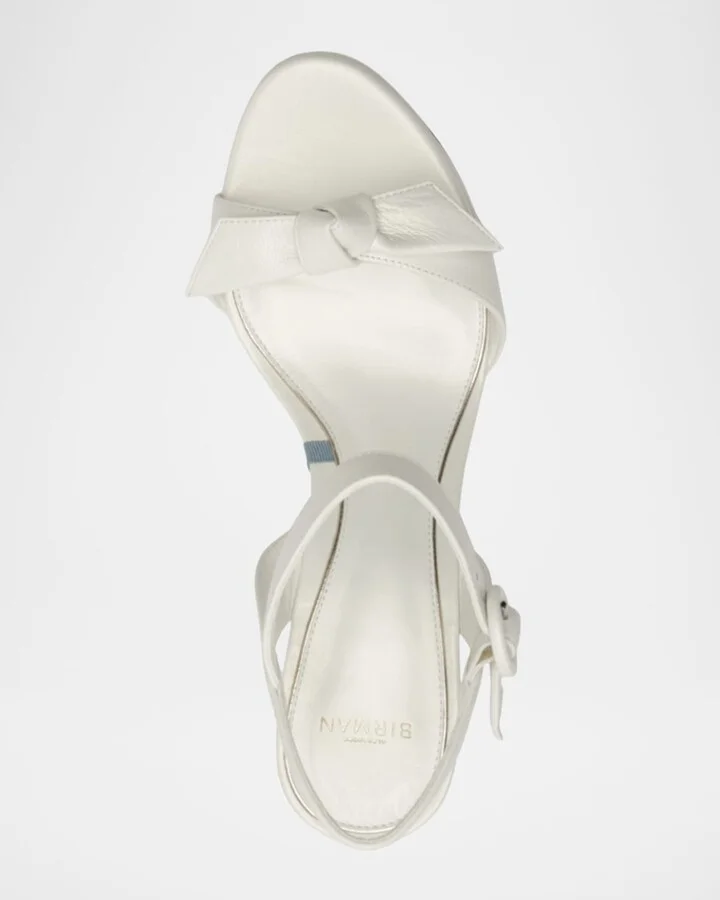 Clarita Flare Platform Bridal Sandals - Image 4