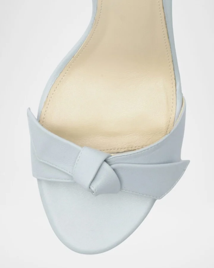 Clarita Knot Ankle-Strap Leather Sandals - Image 4
