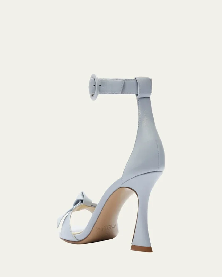 Clarita Knot Ankle-Strap Leather Sandals - Image 7