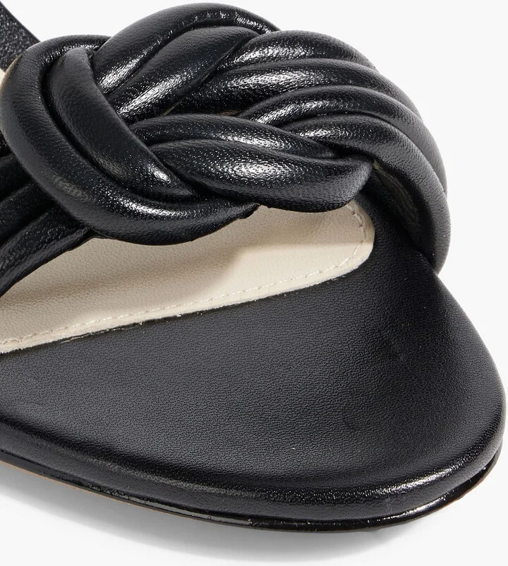 Clarita knotted leather sandals - Image 4