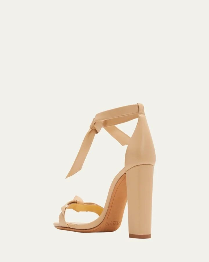 Clarita Leather Ankle-Tie Sandals - Image 3