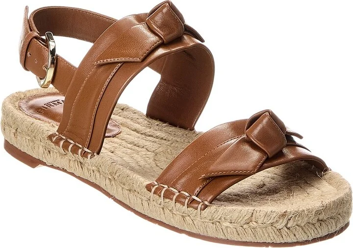 Clarita Leather Espadrille Sandal