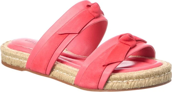 Clarita Leather & Suede Espadrille