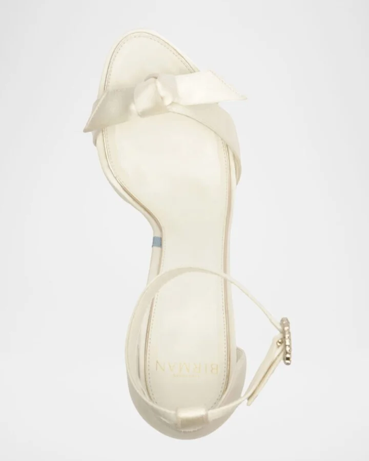 Clarita Satin Platform Block-Heel Sandals - Image 3