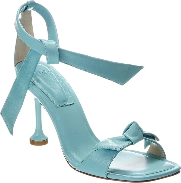 Clarita Square Flare 85 Leather Sandal
