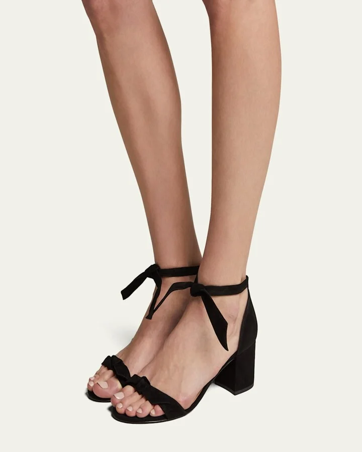 Clarita Suede 60mm City Sandals - Image 4