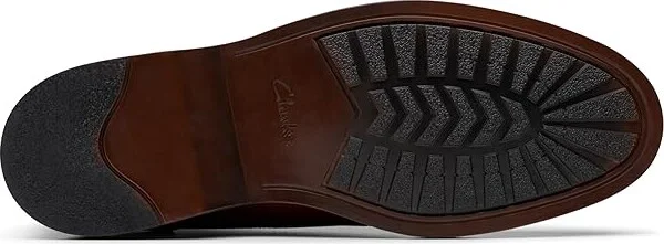 Clarks Aldwin Chukka Men's Boots Mid Tan Leather : 13 D - Medium - Image 3