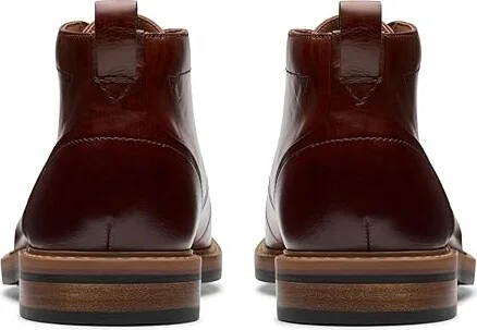 Clarks Aldwin Chukka Men's Boots Mid Tan Leather : 13 D - Medium - Image 4