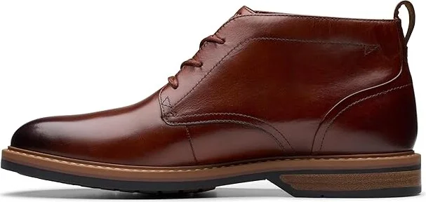 Clarks Aldwin Chukka Men's Boots Mid Tan Leather : 13 D - Medium - Image 5
