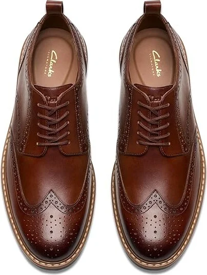 Clarks Aldwin Limit Men's Lace-up Boots Mid Tan Leather : 8.5 D - Medium - Image 2