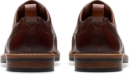 Clarks Aldwin Limit Men's Lace-up Boots Mid Tan Leather : 8.5 D - Medium - Image 4