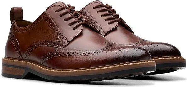 Clarks Aldwin Limit Men's Lace-up Boots Mid Tan Leather : 8.5 D - Medium