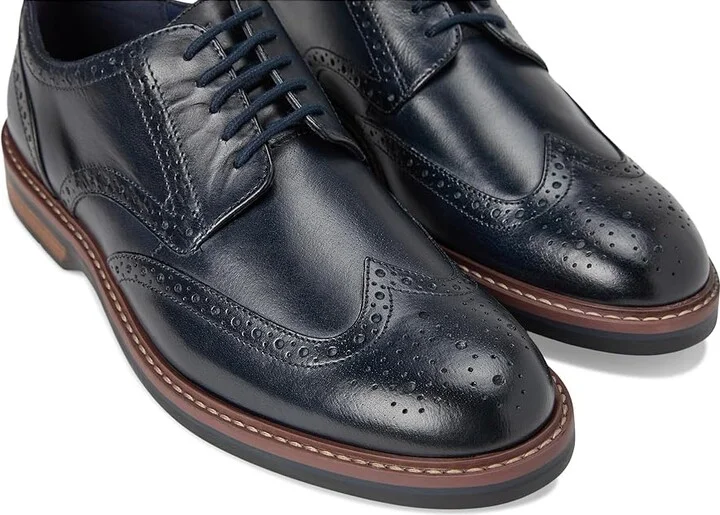 Clarks Aldwin Limit Men's Lace-up Boots Navy Leather : 10 D - Medium - Image 7