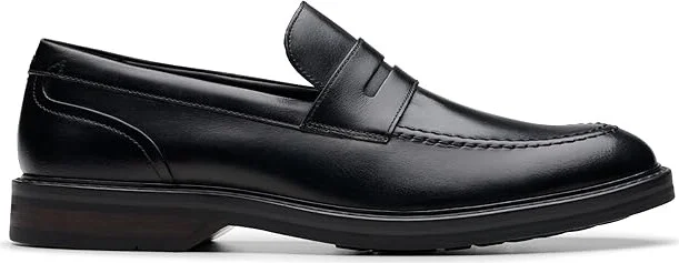 Clarks Aldwin Step Men's Lace-up Boots Black Leather : 12 D - Medium - Image 7
