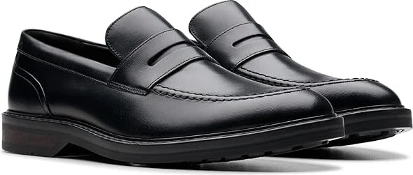 Clarks Aldwin Step Men's Lace-up Boots Black Leather : 12 D - Medium