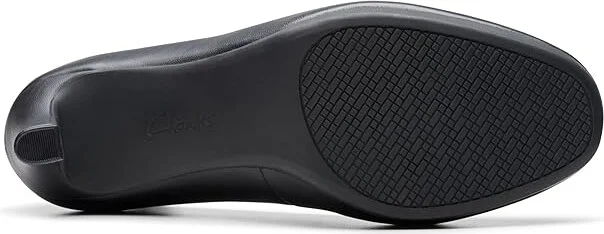 Clarks Ambyr 2 Braley High Women's Heels Black Leather : 9 B - Medium, Leather/Rubber - Image 3