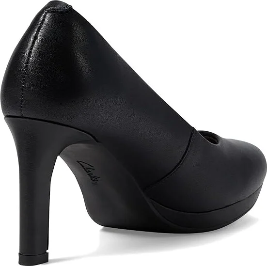 Clarks Ambyr Joy Women's Shoes Black Leather : 8 B - Medium - Image 4
